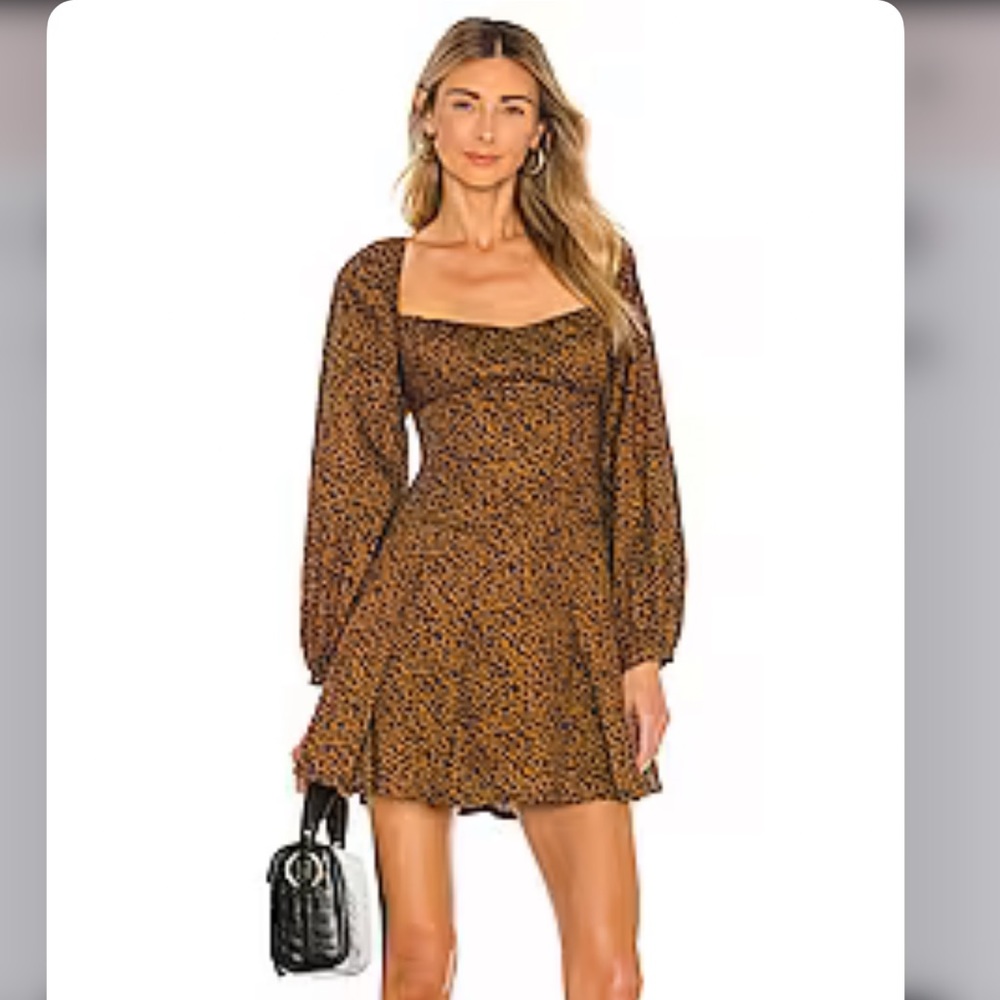 Leopard print dress Bardot